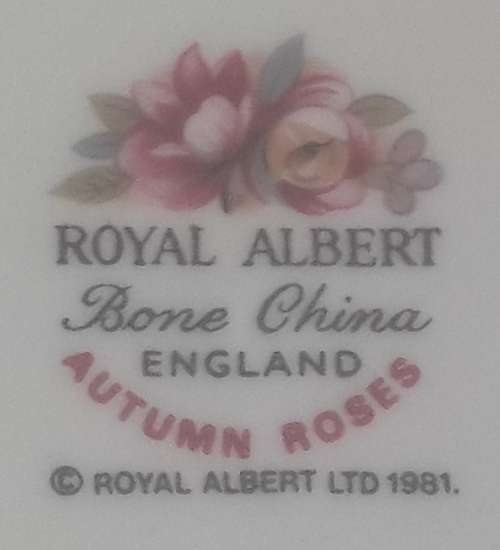 Royal Albert "Autumn Roses" Tea Duo