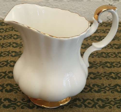 Large Royal Albert "Val D'or" Milk Jug or Creamer