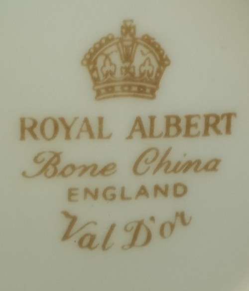 Large Royal Albert "Val D'or" Milk Jug or Creamer