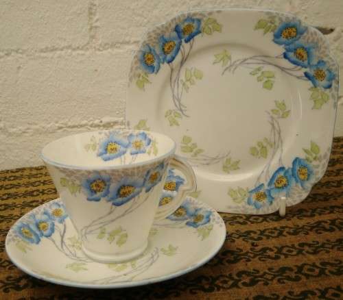 Art Deco "Standard China" Tea for One (5 pieces)