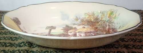 Large Royal Doulton `Rustic England` Bowl