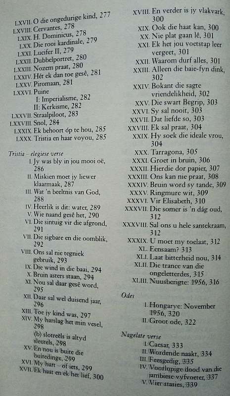 N.P. van Wyk Louw, Versamelde Gedigte