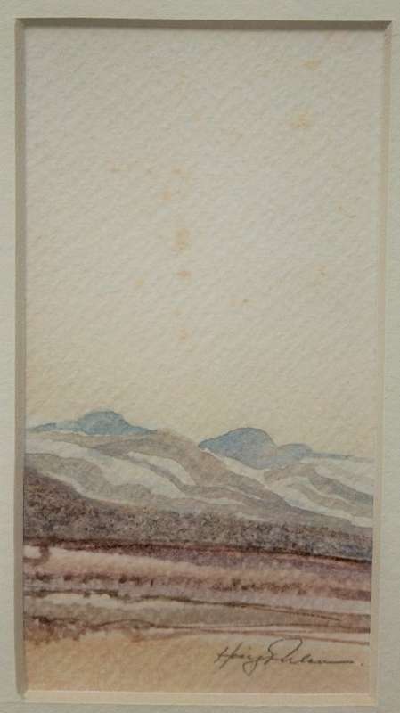 Heinz Pulon, Mountains (Watercolour)