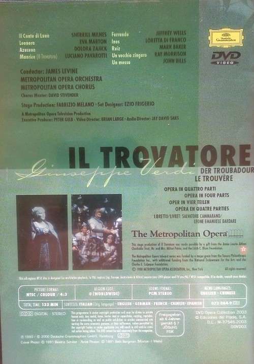 Verdi: Il Trovatore (DVD)