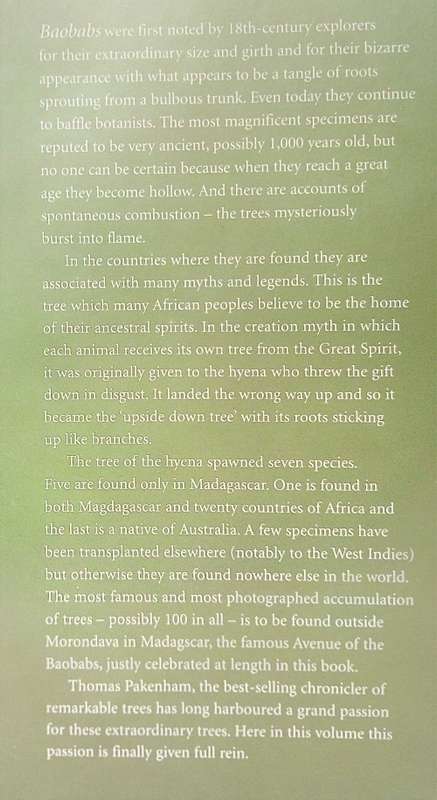 Thomas Pakenham, The Remarkable Baobab