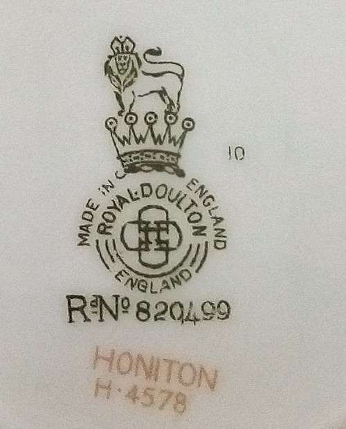 Royal Doulton "Honiton" Tea Duo (2 available)