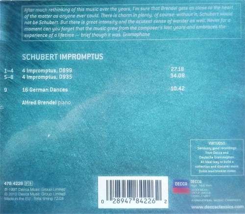 Schubert: Impromptus and German Dances (Alfred Brendel)