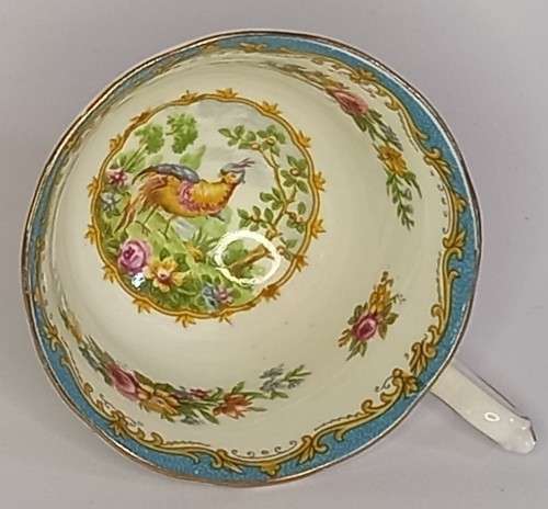 Royal Albert `Chelsea Bird` (Turquoise) Trio *RARE*