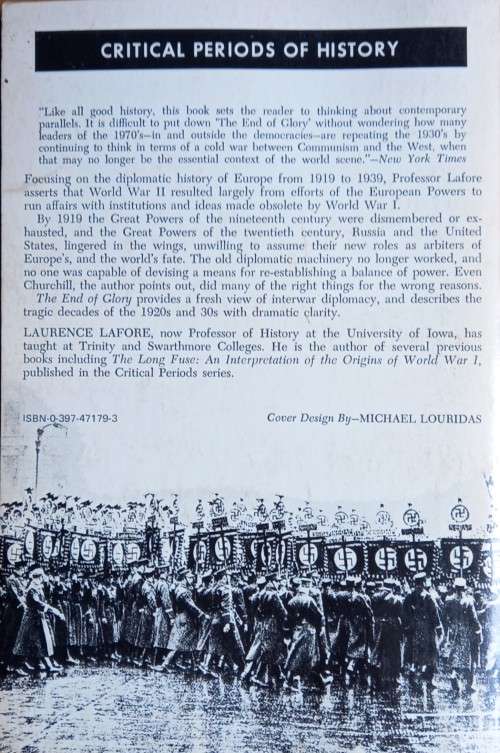 Laurence Lafore, The End of Glory: An Interpretation of the Origins of World War II