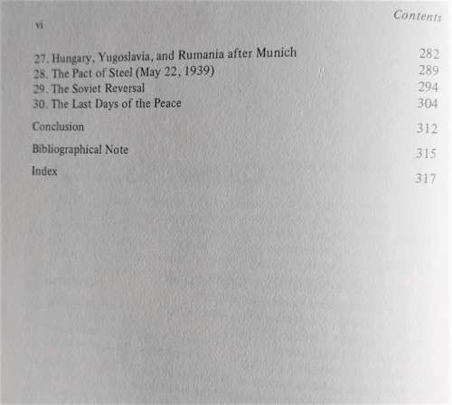 Maurice Baumont, The Origins of the Second World War