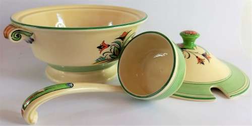 Small Minton`s Tureen with Ladle