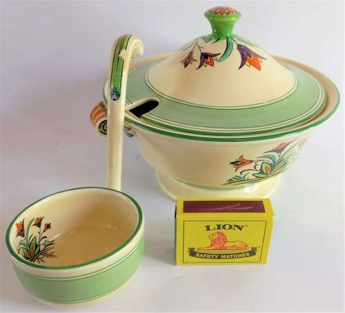Small Minton`s Tureen with Ladle