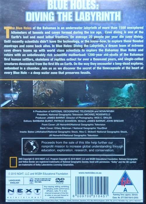 Blue Holes: Diving the Labyrinth (DVD)