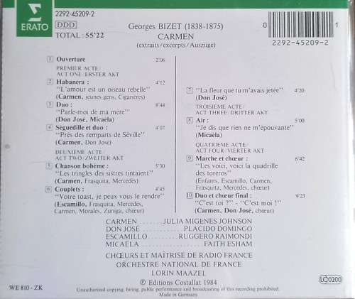 Bizet: Carmen - Highlights (Maazel)