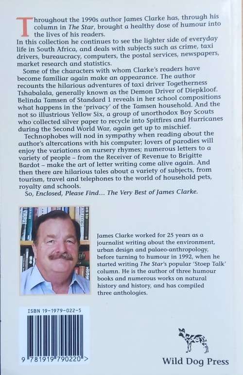James Clarke, Enclosed, Please Find...