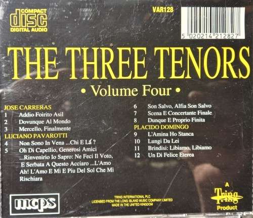 The Three Tenors: Carreras, Pavarotti & Domingo (4-CD Set)