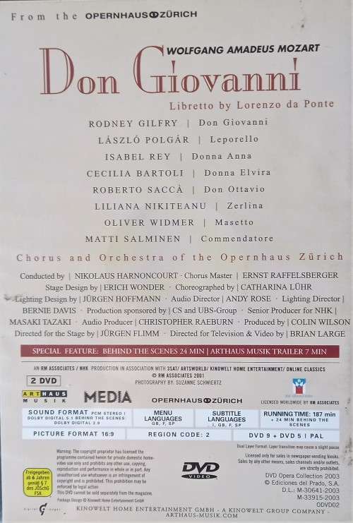 Mozart: Don Giovanni (2-DVD Set)