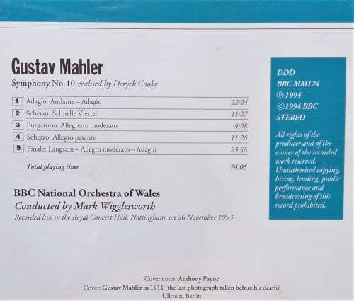 Mahler: Symphony no. 10 (Wigglesworth)