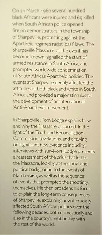 Tom Lodge, Sharpeville: An Apartheid Massacre and Its Consequences