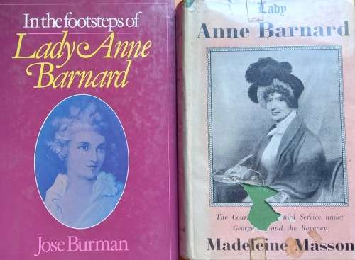 2 x books on Lady Anne Barnard