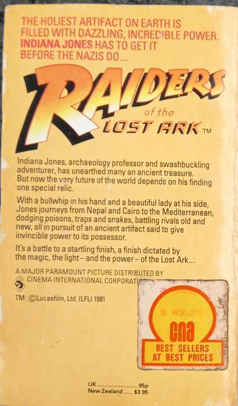 Campbell Black, Raiders of the Lost Ark (novel)