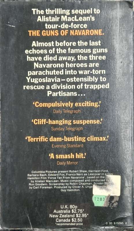 Alistair MacLean, Force 10 from Navarone