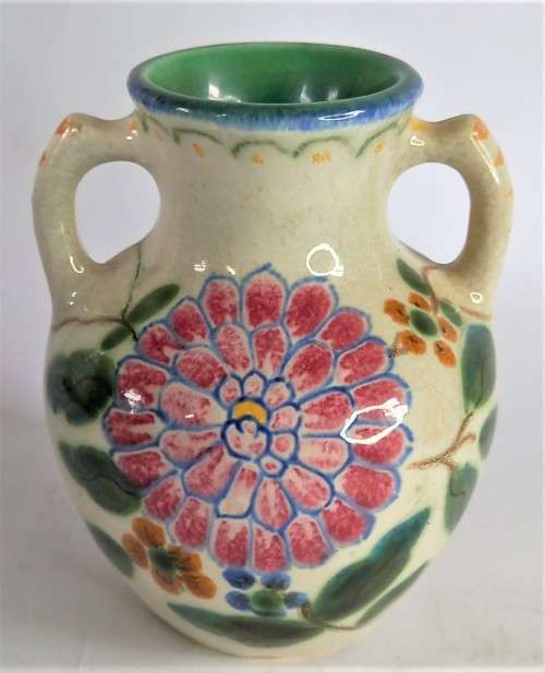 Small Gouda Double Handled Vase