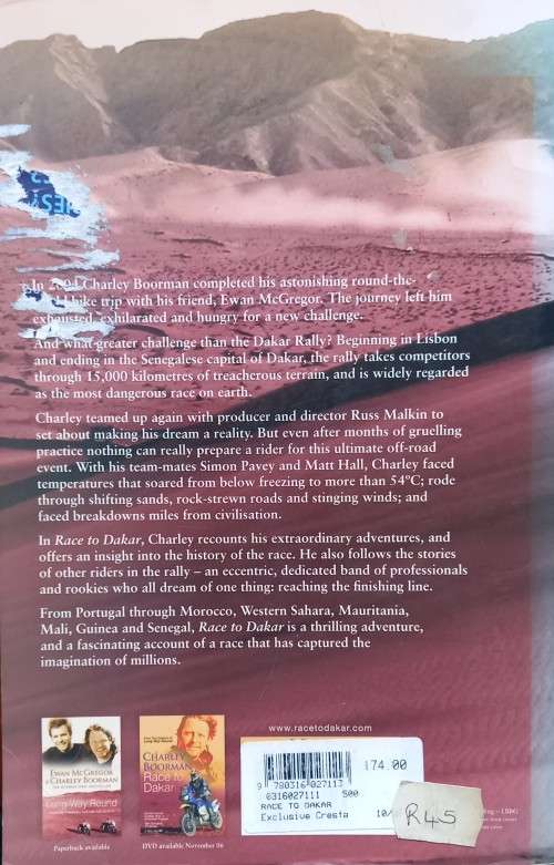 Charley Boorman, Race to Dakar
