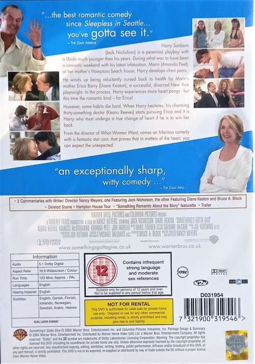 Something`s Gotta Give (DVD)