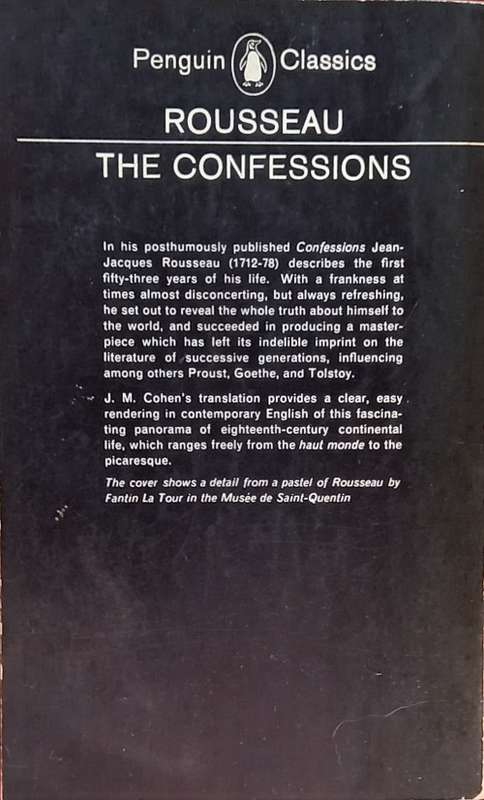 Rousseau, The Confessions (Penguin)