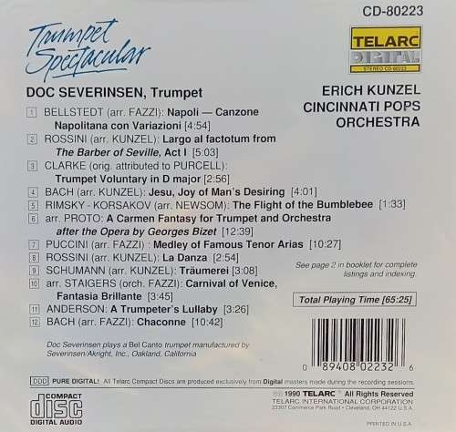 Trumpet Spectacular (Doc Severinsen / Erich Kunzel)