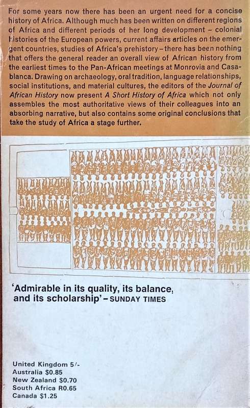 Roland Oliver & J.D. Fage, A Short History of Africa