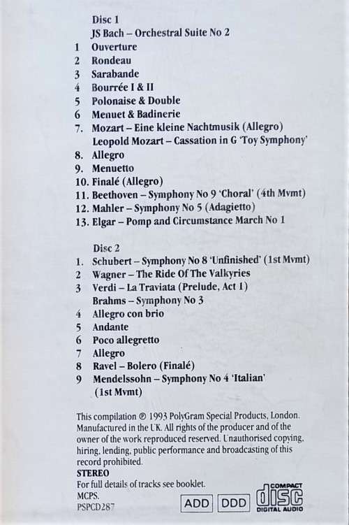The Great Classical European Composers II (2-CD Set)