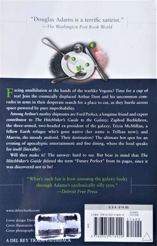 Douglas Adams, The Restaurant at the End of the Universe