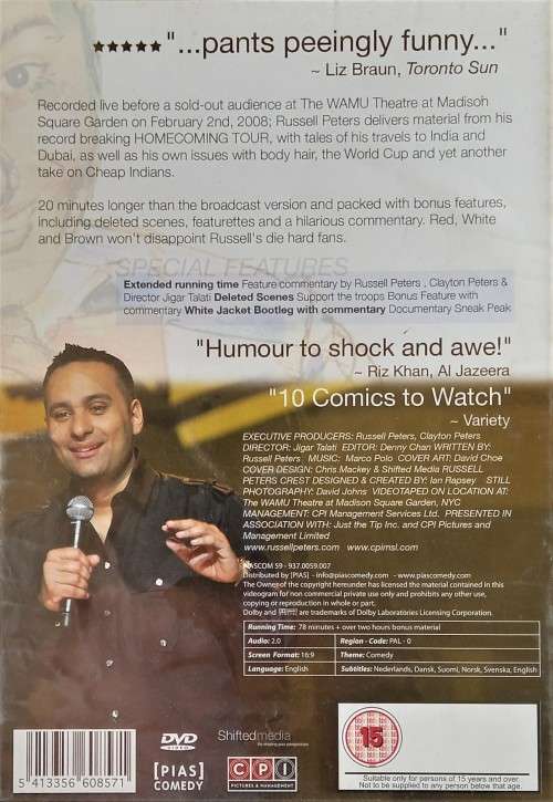 Russell Peters: Red, White and Brown (DVD & CD)