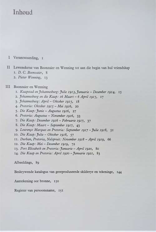 J. du P. Scholtz, D C Boonzaier en Pieter Wenning: Verslag van `n Vriendskap