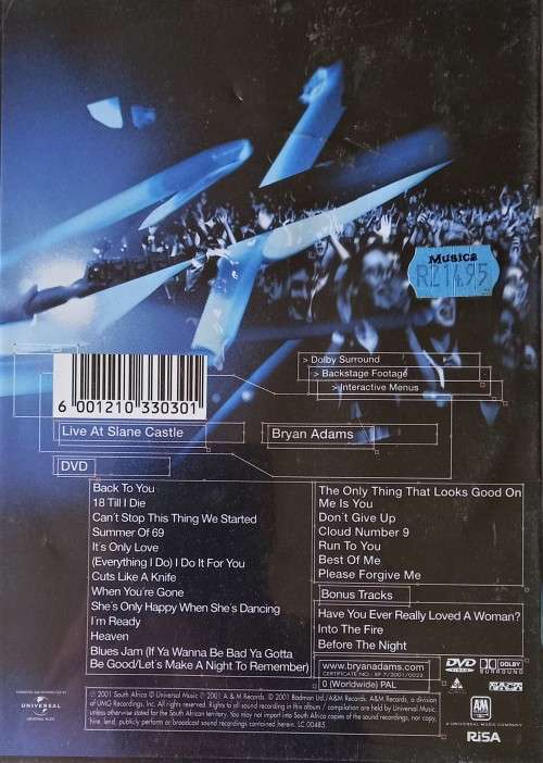Bryan Adams: Live at Slane Castle (DVD)