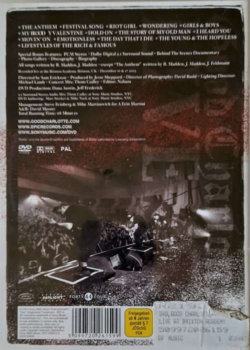 Good Charlotte: Live at the Brixton Academy (DVD)