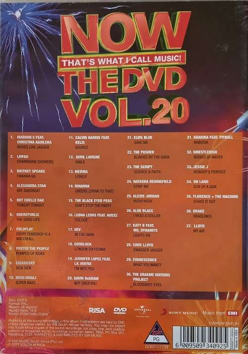 Now That`s What I Call Music! The DVD, Vol. 20