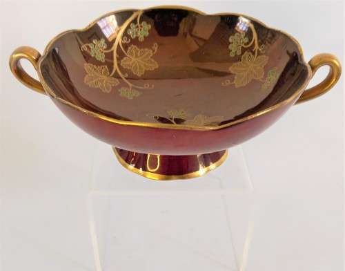 Carlton Ware `Rouge Royale` Grapevine Bowl