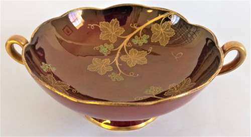 Carlton Ware `Rouge Royale` Grapevine Bowl