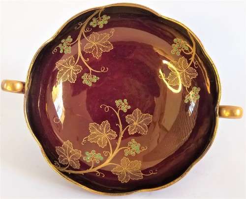 Carlton Ware `Rouge Royale` Grapevine Bowl