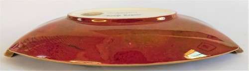 Carlton Ware `Rouge Royale` Chinoiserie Boat Dish