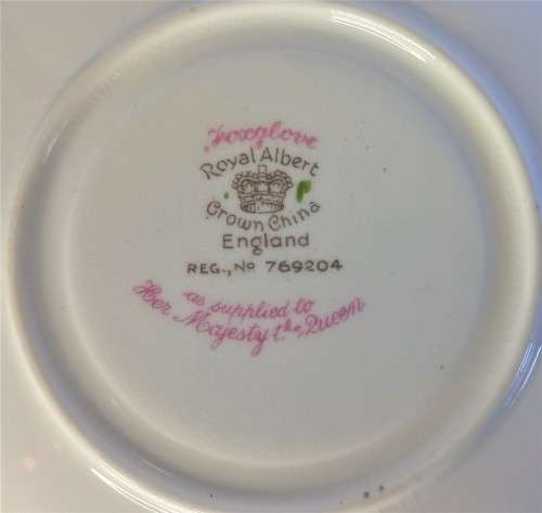 Royal Albert `Foxglove` Replacement Saucer