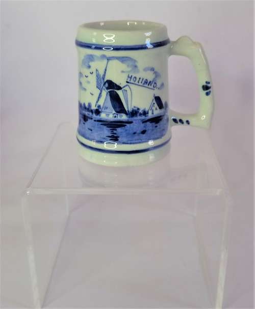 Miniature Delft Beer Mug / Vase