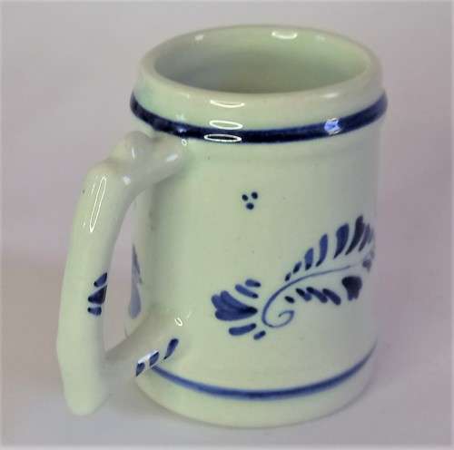Miniature Delft Beer Mug / Vase