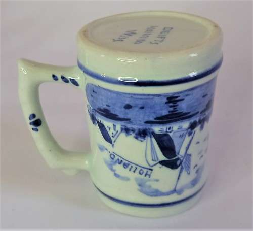 Miniature Delft Beer Mug / Vase