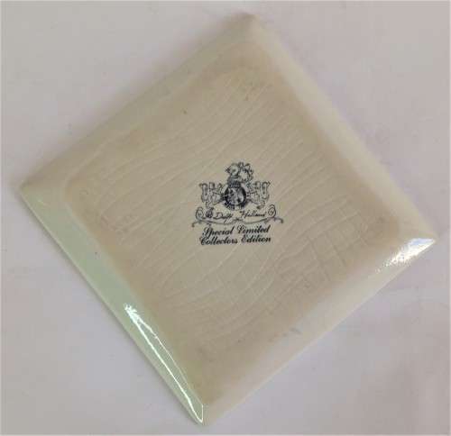 Limited Edition Delft `Oude Molen Fabriek` Tile / Dish