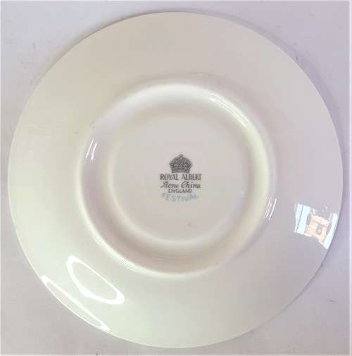 Royal Albert `Festival` Replacement Saucer (4 avaiable)