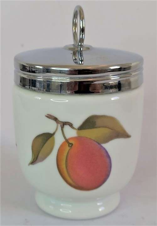 Royal Worcester Large `Evesham` Egg Coddler (2 available)